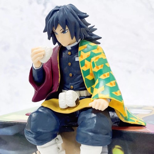 5,1" Anime Demon Slayer Tomioka Giyuu Eat Rice Balls Actionfigur PVC Puppe Spielzeug - Bild 13 von 16