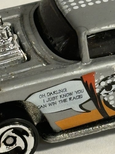 1999 Hot Wheels [‘57 Chevy Belair] Oh Darling, I Know You Can Win The Race" Art - Picture 2 of 7