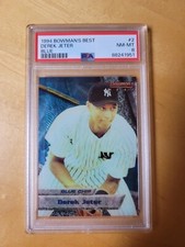 1994 Bowmans Best #2 Derek Jeter Blue PSA 8 NM-MT Yankees HOF