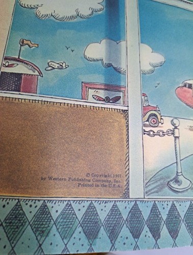 The Peepul Pals Book By Daphne Davis 1967 Golden Shape Book Nurse Airplane Fair - Picture 4 of 7