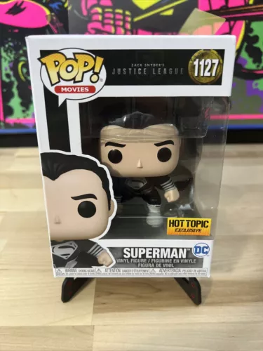 Funko POP! Zack Snyder Justice League: Black Suit Superman #1127 (Hot Topic)