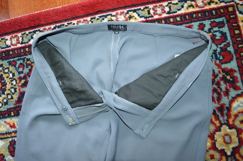 ESCADA SPORT PANTS 28" SZ-36/US-4 JERSEY POLYESTER BLEND GREY - Picture 4 of 8