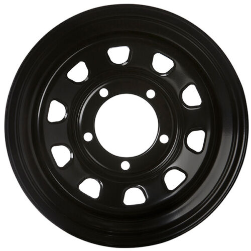 Extreme 4x4 Steel Wheel D-hole 16x8" 5/150 0P Black fits Landcruiser 110.1cb - Picture 2 of 2