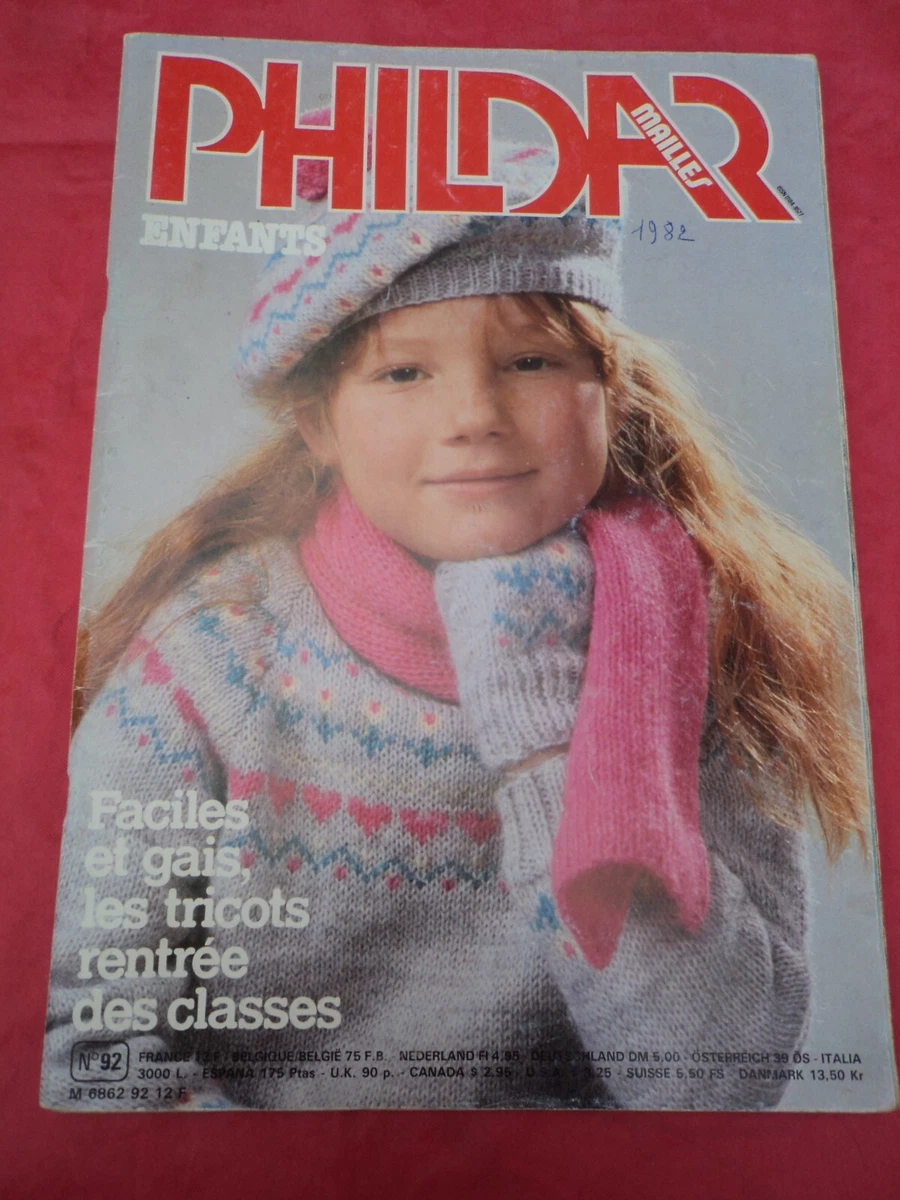 Catalogue Phildar Laine Tricot N°010 Enfants Automne-Hiver 2008 - Occasion Bon état