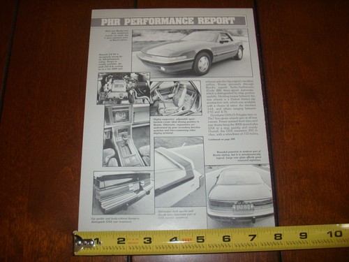 1987 BUICK GRAND NATIONAL GNX - 1970 GSX - 1988 REATTA - ORIGINAL ARTICLE - Picture 2 of 3