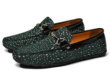 Men's Loafers Driving Shoes Loafer Flats Leather Slip on Handmade Casual Shoes