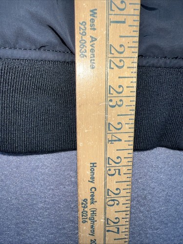 Club Monaco Jacket Small Black Full Zip Knit Trim Full Zip Bomber - Picture 6 of 10