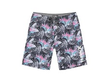 HURLEY MEN'S BIRDS OF PARADISE BOARDSHORT - SIZE: MEN 30 - BLACK