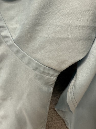 Christian Dior Monsieur Light Blue Long Sleeve Button Men's Size 16.5-35 POE - Picture 4 of 7
