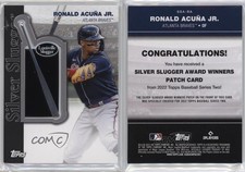 2022 Series 2 Silver Slugger Award Winner Commemorative Ronald Acuna Jr Patch
