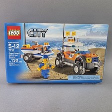 Lego City 7737 Coast Guard 4WD & Jet Scooter Retired 2008 BOX WEAR NEW SEALED