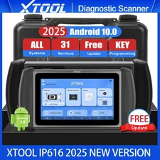 USED XTOOL IP616 Car OBD2 Bidirectional Scanner Diagnostic Tool Key Programmer 