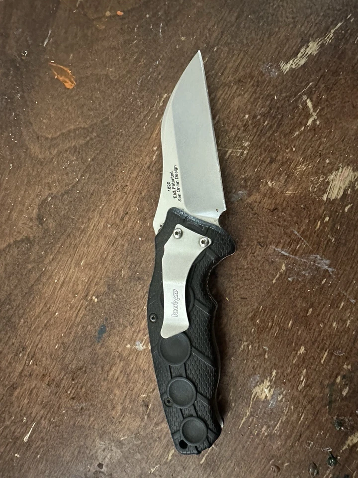 Cuchillo Plegable Apertura Asistida Kershaw 1820 Ken Onion “Necesita Trabajo” Hecho en EE. UU. Foto 2 de 4