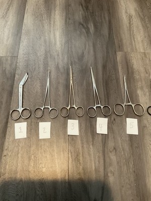 10 different pair of fishing forceps and scissors pick one $3.00 each