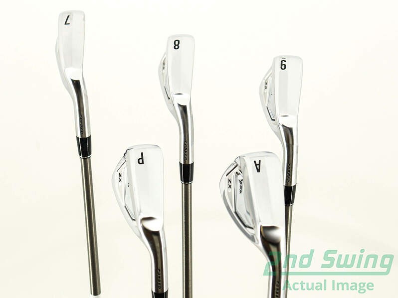 Mint Srixon ZX5 MK II Iron Set 7-PW AW Graphite Stiff Right