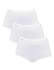 Playtex Maxi Brief Knickers 3 Pack P00BQ Womens Pure Cotton Multi-pack 3 Pack
