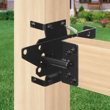 Self Locking Gate Latch Heavy Duty Post Mount Automatic Gravity Door Hardware