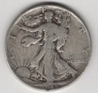 1945 P WALKING LIBERTY HALF DOLLAR 90% SILVER PHILADELPHIA .50¢ UNITED STATES