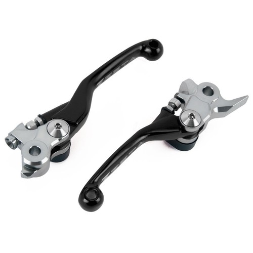 Zeta Black Pivot Lever Set for KTM 200XC-W 2014-2016 - Picture 2 of 3