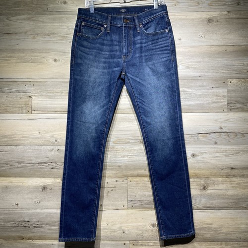 J Crew Slim Fit Jeans Signature Flex Dark Wash Blue Men’s 31x32 AZ853 Preppy - Picture 2 of 9