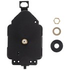 Wall Clock Mechanism Replacement Clock Movement Black Plastic Kit