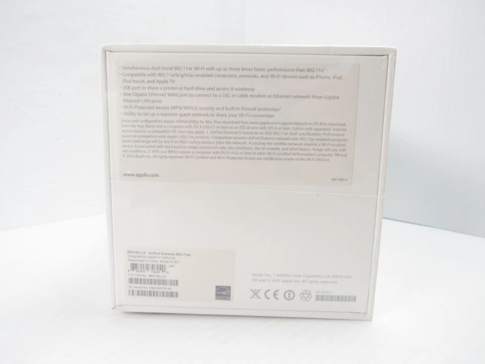 Apple AirPort Extreme 802.11ac - A1521- ME918LL/A - Image 3 of 4