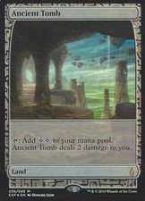 MTG English Ancient Tomb NM Foil Zendikar Expeditions
