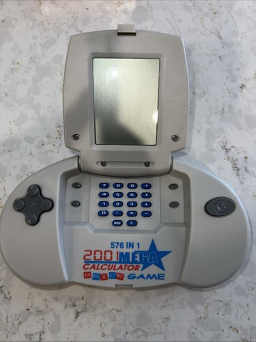 2001 Mega Calculator Brick Game Flip Screen Tested Works Vintage New Old Stock - Picture 3 of 3