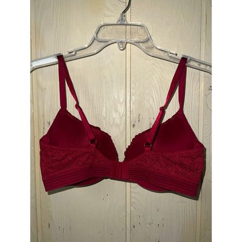 Sujetador Victoria's Secret 34D Muy Sexy Push-Up Acolchado Rojo Baya Con Aros Sumergible - Imagen 4 de 8