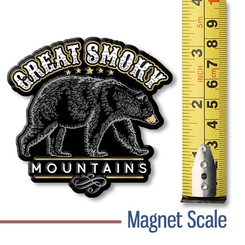 Great Smoky Mountains Black Bear Magnet by Classic Magnets - Picture 2 of 5