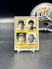Klutts Molitor Trammell Washington 1978 Topps Rookie Shortstops #707 (CBMH)