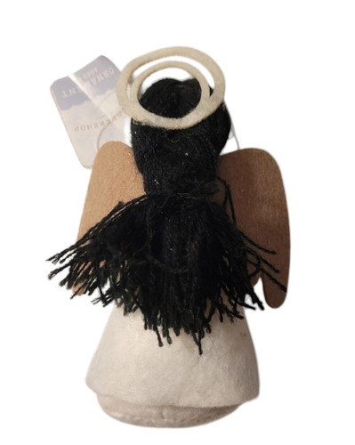 2 Wondershop Felt Fabric African American Angel & Girl Ornaments 2024 New w/ Tag - Picture 16 of 24