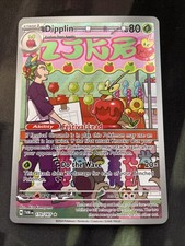 Dipplin 170/167 Sv06: Twilight Masquerade Holo Pokemon Card Full Art Grass Type