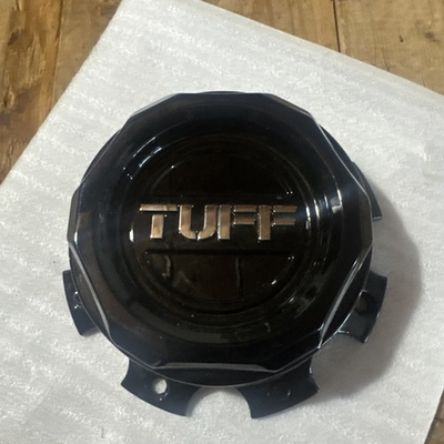 #ad #ad TUFF A.T. Wheels Gloss Black Wheel Center Cap # 1920S03 LG1905 33 *No Screws* $40.24