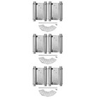 6 pcs Heavy Duty Stainless Steel Door Hinge Smooth Spring Hinges