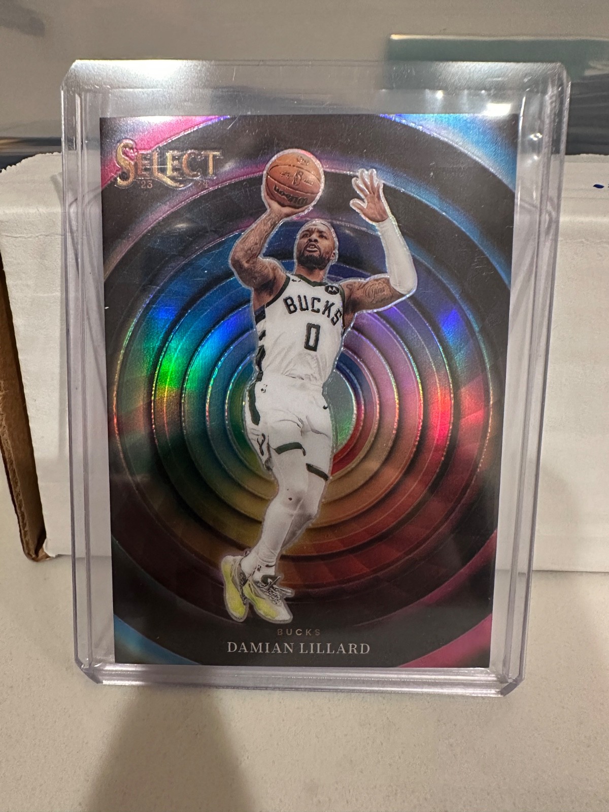 2023 Panini Select Color Wheel Damian Lillard SSP