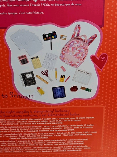 UNSERE GENERATION Schulabschied Set für 18" Puppen einschließlich American Girl - Bild 4 von 6