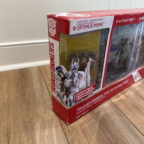 NEW Transformers Age of Extinction Collection Optimus Prime Silver Knight - Picture 3 of 21