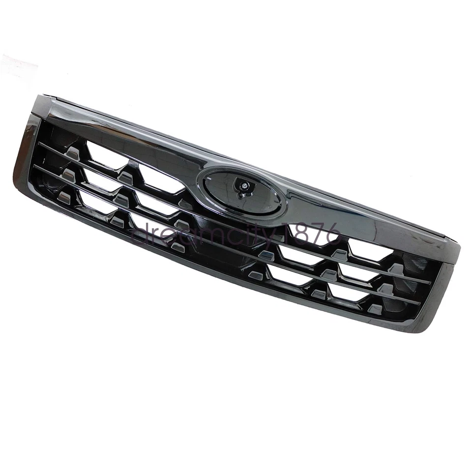 Parrilla superior parachoques delantero negro brillante Fit Subaru Forester 2009-2013 Foto 2 de 4