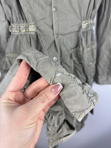 Diesel Vintage Y2K Ladies Nylon Fishtail Hooded Parka Jacket Size M - Picture 21 of 21
