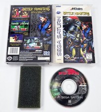 BATTLE MONSTERS COMPLETE CIB 1996 Reg Card VGC Disc Authentic Sega Saturn