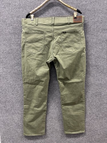 Pantalones rectos regulares verdes Lee Extreme Motion para hombre talla 40x30 - Imagen 8 de 12