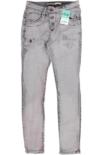 PLEASE Jeans Damen Hose Denim Jeanshose Gr. XS Baumwolle Grau #bd9cd78