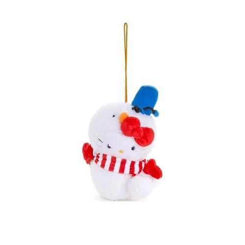 Peluche Hello Kitty Muñeco de Nieve Mascota Árbol de Navidad Deco Adorno - Imagen 2 de 4