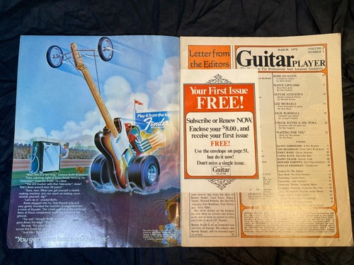 March 1974 Guitar Player Magazine - Picture 2 of 7