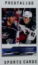 2023-24 Upper Deck Young Guns Checklist Adam Fantilli/ Logan Cooley #730