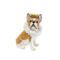 Deko Figur Deko Objekt Hunde Motiv Polyresin Figur Braun Kare Design