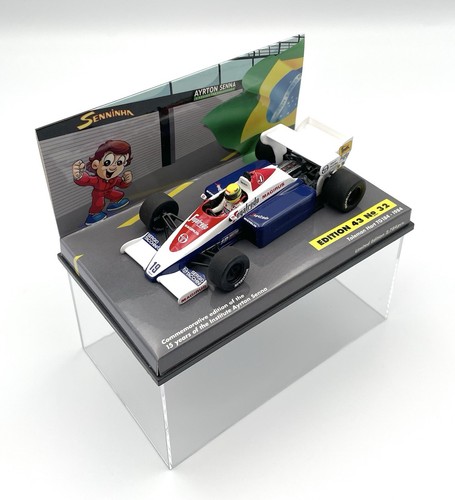 Minichamps 1/43 Ayrton Senna Toleman Hart TG184 1984 Commemorative 15 Years