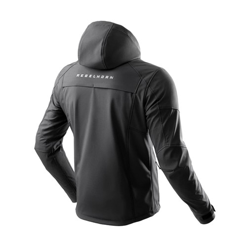 Giacca moto uomo REBELHORN SLASH nera - Imagen 2 de 12