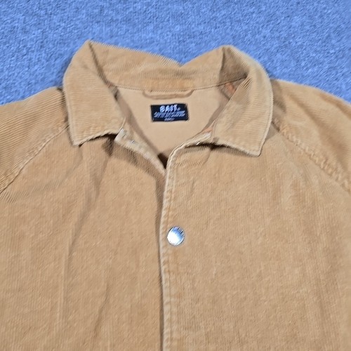 Vintage BAIT Clothing Mens Small Corduroy Shirt Snap Button Long Sleeve Cotton - Picture 4 of 14